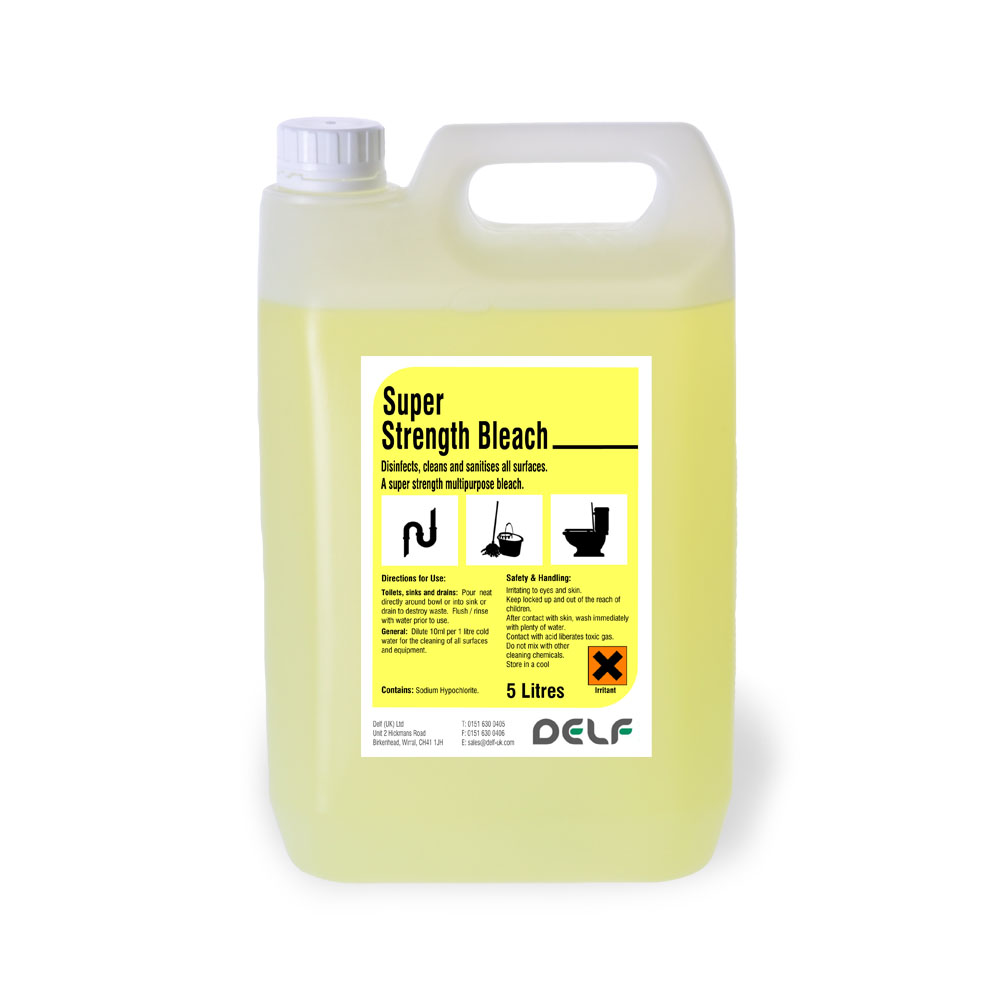 JANITORIAL - BLEACHES - Super Strength Bleach 5 litre