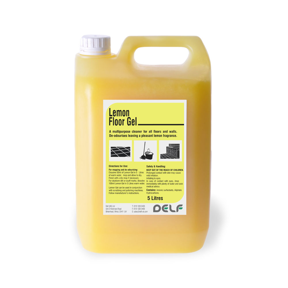 Lemon Floor Gel - 5 Litre