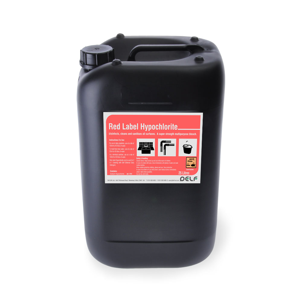 Red Label Hypochlorite 25 Litre