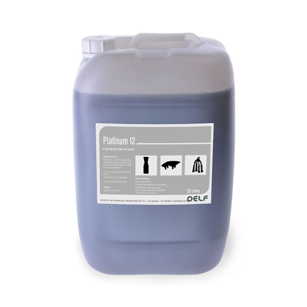 DAIRY HYGIENE - UDDER PREPARATIONS - Platinum I2 25 Litre